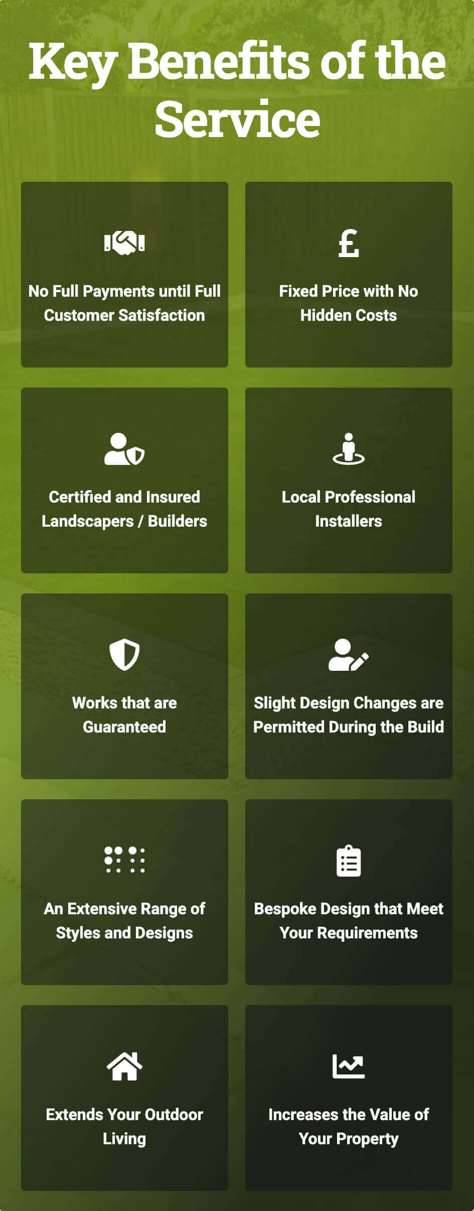 Benefits of Garden Paths/Patios Sutton SM1/SM2